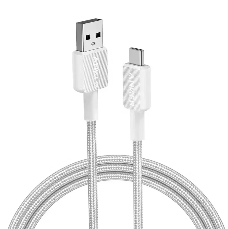 كيبل أنكر 322 من USB-A إلى USB-C مضفر (1.8 متر/6 أقدام) -