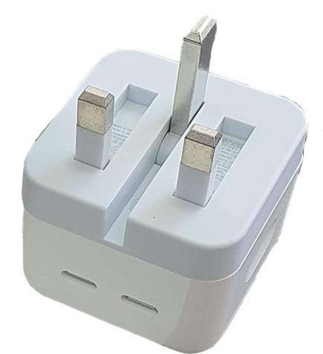 محول الشحن الذكي واط TYPE A & TYPE C - 35  - اللون أبيض