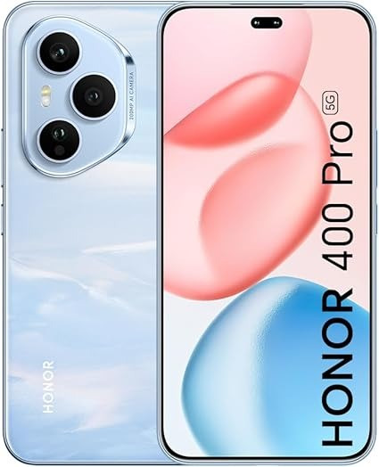 هاتف هونر 400 برو شبكة الجيل الخامس 5G ذاكرة رام سعة 12 جيجابايت ومساحة تخزين 512 جيجابايت