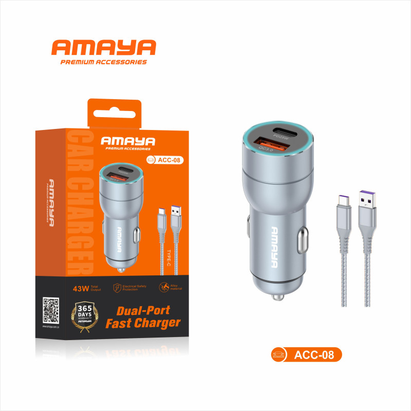 شاحن ولاعة  Amaya بقوة 38 واط موديل ACC- 01